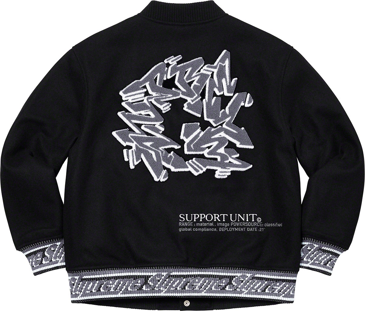 Support Unit Varsity Jacket view 8
